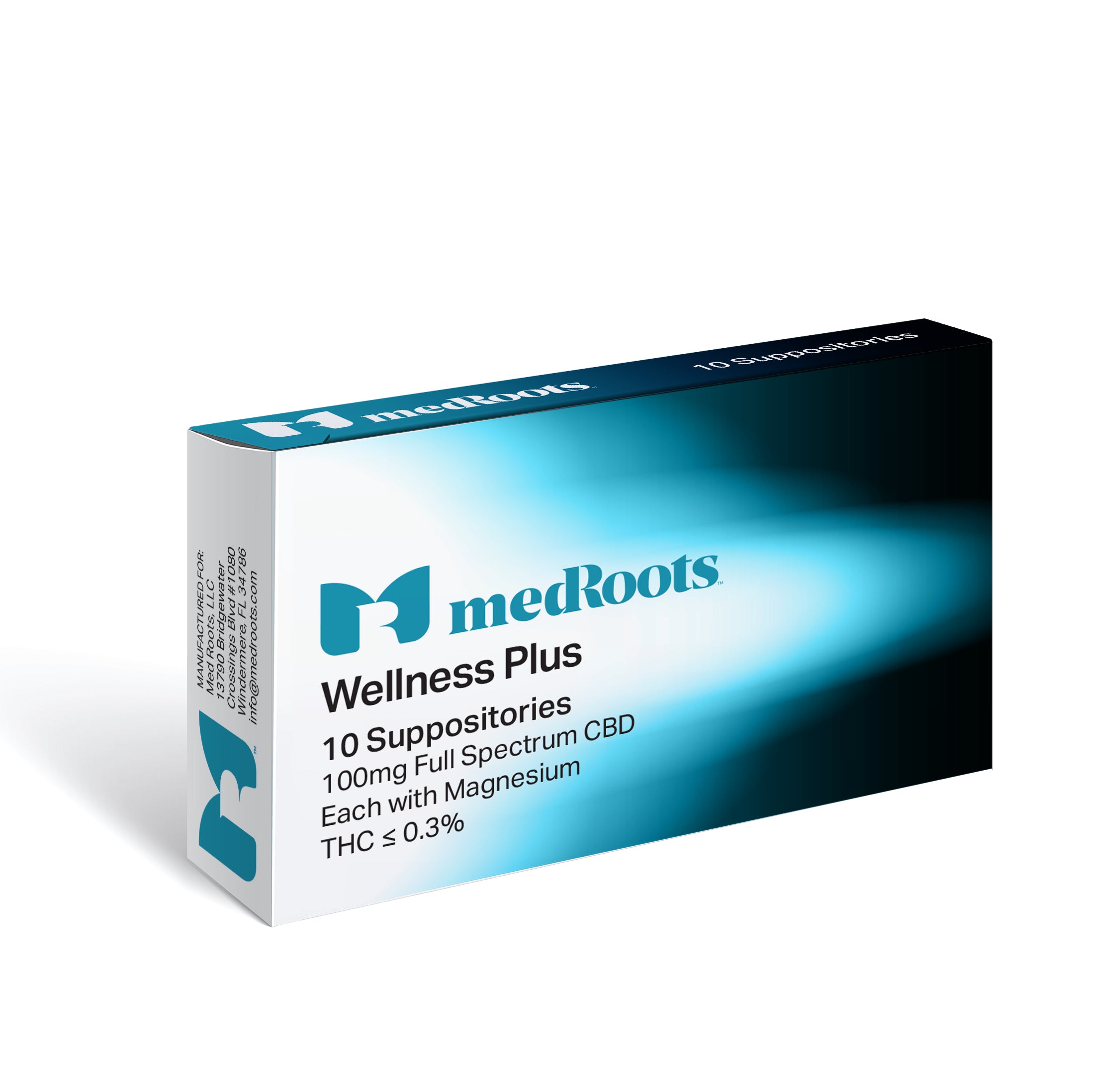 MedRoots » Wellness Plus CBD Suppositories (100mg Full Spectrum